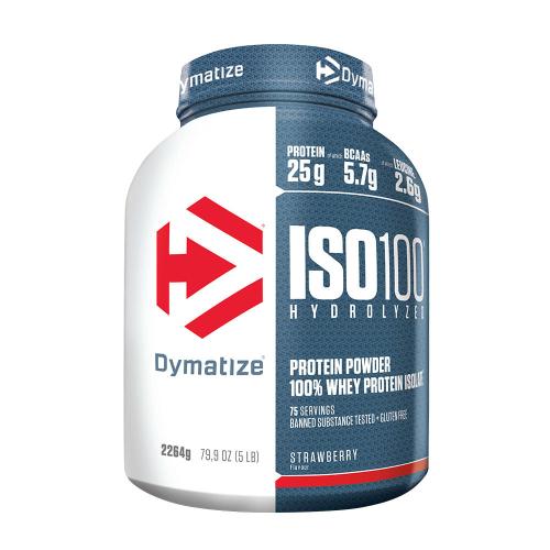 Dymatize ISO100 Hydrolyzed (2264 g, Căpșuni)