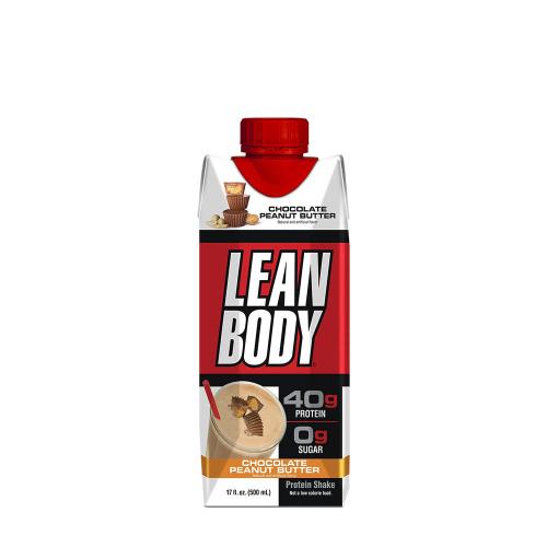 Labrada Lean Body Ready-to-Drink Protein Shake (500 ml, Unt de Arahide cu Ciocolată)