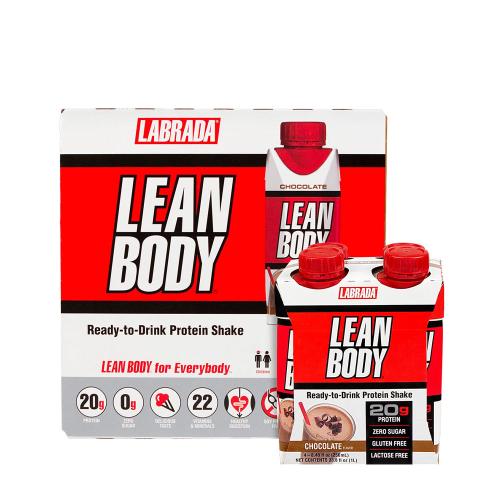 Labrada Lean Body Ready-to-Drink Protein Shake  (16 x 250 ml, Ciocolată)