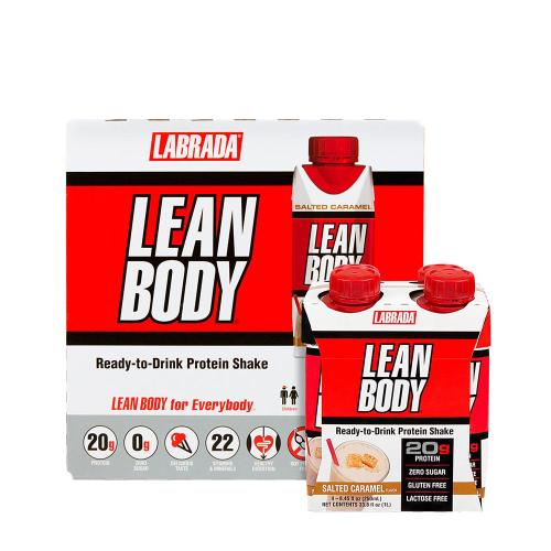 Labrada Lean Body Ready-to-Drink Protein Shake  (16 x 250 ml, Caramel Sărat)