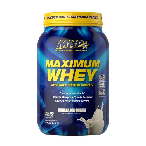 MHP Maximum Whey - 100% Whey Protein (915 g, Înghețată cu Vanilie)
