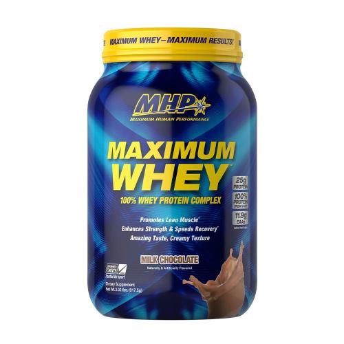 MHP Maximum Whey - 100% Whey Protein (918 g, Ciocolată cu Lapte)