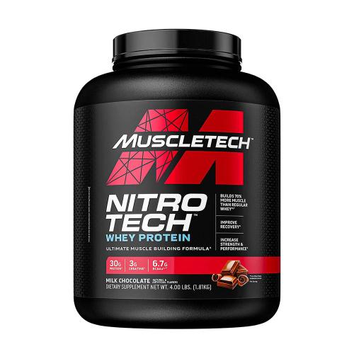 MuscleTech Nitro-Tech Whey Protein (1.8 kg, Ciocolată cu Lapte)