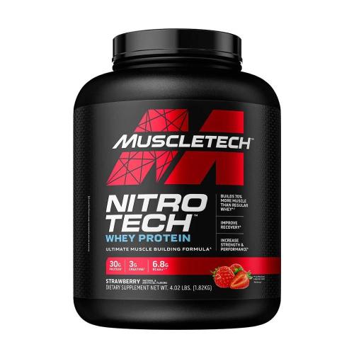 MuscleTech Nitro-Tech Whey Protein (1.8 kg, Căpșuni)