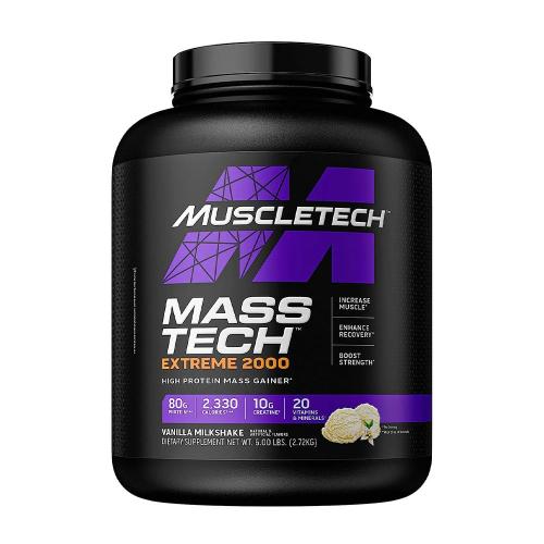 MuscleTech Mass-Tech Extreme 2000 (2.72 kg, Milkshake cu Vanilie)