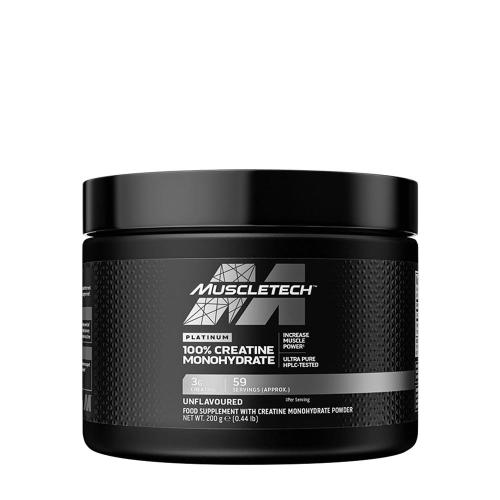 MuscleTech Platinum 100% Creatine Monohydrate (200 g, Fără adaos de aromă)