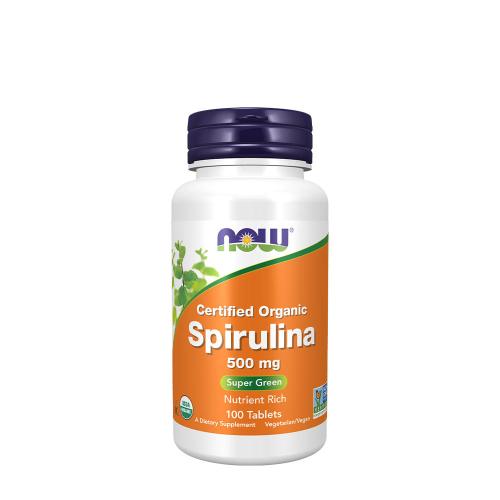 Now Foods Spirulina 500 mg, Organic (100 Comprimate)