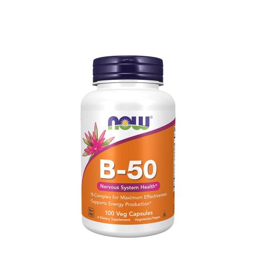 Now Foods Vitamin B-50 (100 Capsule Vegetale)