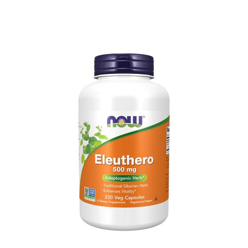 Now Foods Eleuthero 500 mg (250 Capsule Vegetale)