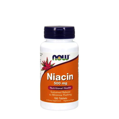 Now Foods NIACIN 500 MG (100 Comprimate)
