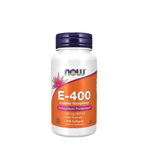 Now Foods Vitamin E-400 IU D-Alpha Tocopheryl (100 Capsule moi)