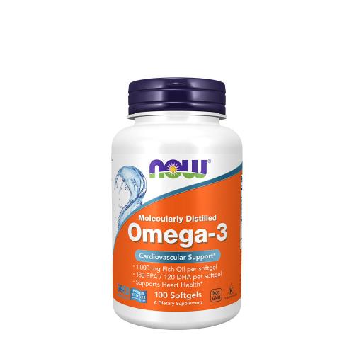 Now Foods Omega-3, Molecularly Distilled (100 Capsule moi)