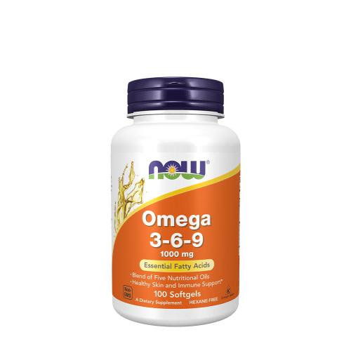 Now Foods Omega 3-6-9 1000 mg (100 Capsule moi)