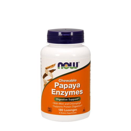 Now Foods Papaya Enzyme (180 Comprimate de Supt)
