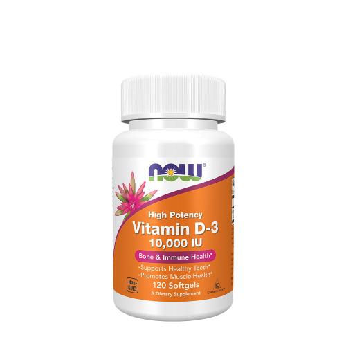 Now Foods Vitamin D-3 10,000 IU (120 Capsule moi)