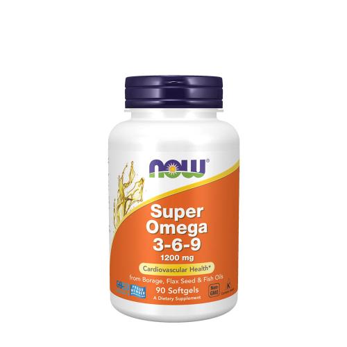 Now Foods Super Omega 3-6-9 1200 mg (90 Capsule moi)