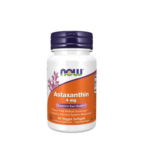 Now Foods Astaxanthin 4 mg (60 Veggie Capsule moi)