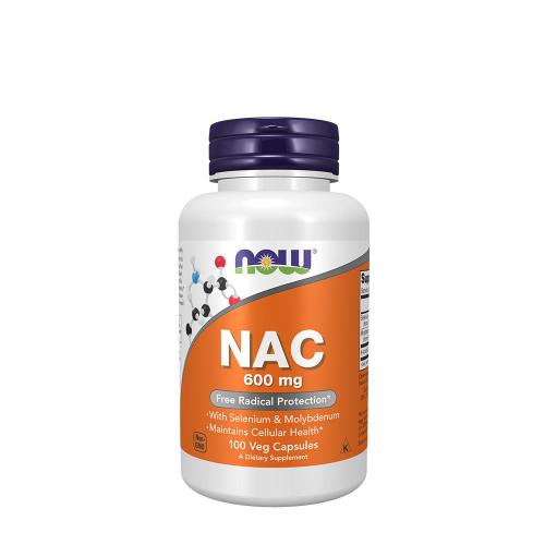 Now Foods NAC 600 mg Veg Capsules (100 Capsule Vegetale)