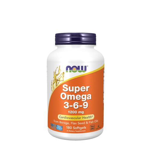 Now Foods Super Omega 3-6-9 1200 mg (180 Capsule moi)