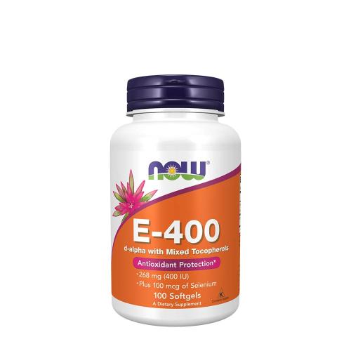 Now Foods Vitamin E-400 IU (100 Capsule moi)