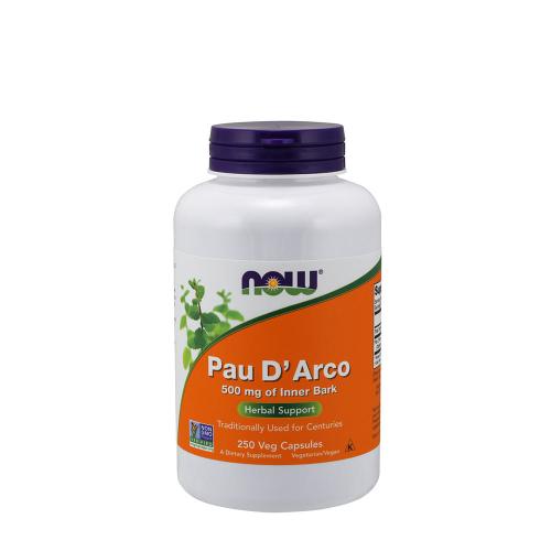 Now Foods Pau D' Arco 500 mg (250 Capsule Vegetale)