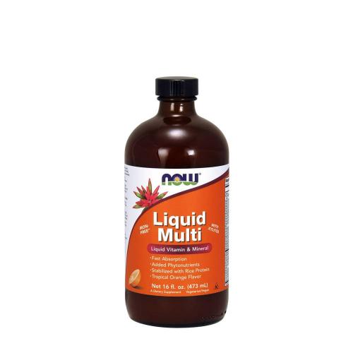 Now Foods Liquid Multi (473 ml, Portocale Tropicale)