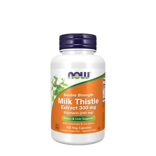 Now Foods Milk Thistle Extract, Double Strength 300 mg (100 Capsule Vegetale)