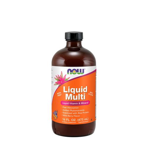 Now Foods Liquid Multi (473 ml, Fructe de Pădure)