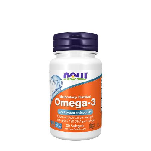 Now Foods Omega-3, Molecularly Distilled Softgels (30 Capsule moi)