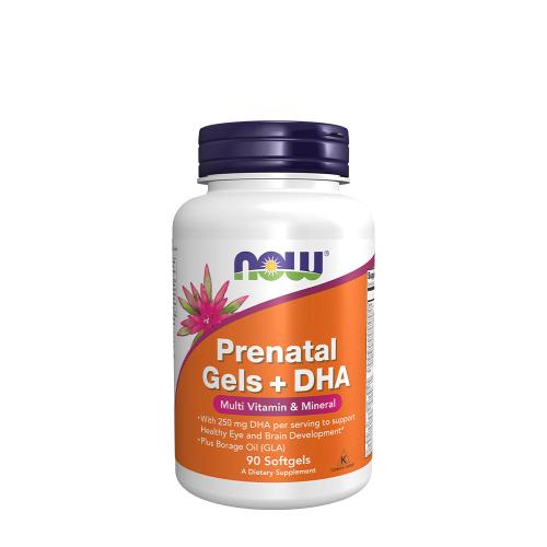 Now Foods Prenatal Gels + DHA Softgels (90 Capsule moi)