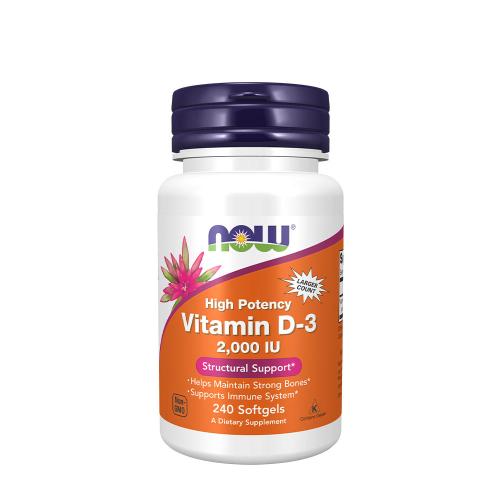 Now Foods Vitamin D-3 2000 IU (240 Capsule moi)