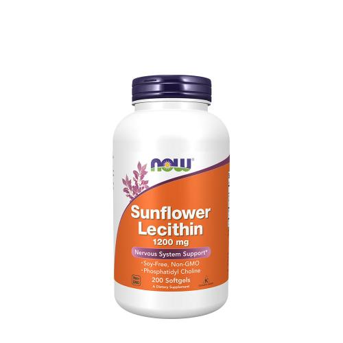Now Foods Sunflower Lecithin 1200MG (200 Capsule moi)