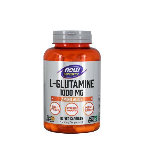 Now Foods L-Glutamine, Double Strength 1000 mg (120 Capsule Vegetale)