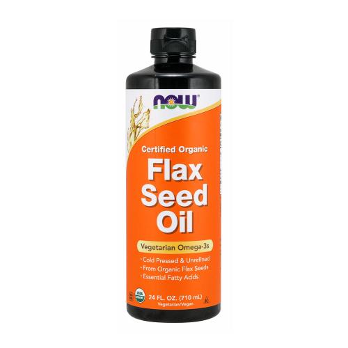 Now Foods Organic Flax Seed Oil (710 ml)