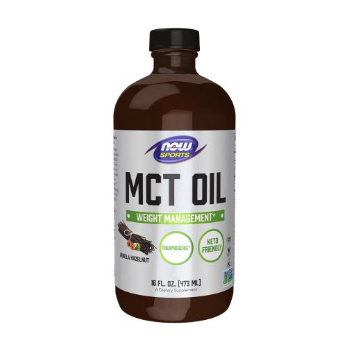 Now Foods MCT Oil (473 ml, Alune cu Vanilie)