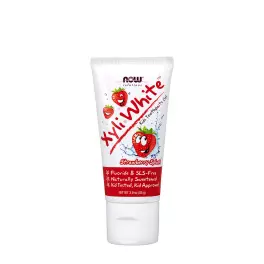   Now Foods XyliWhite Bubblegum Splash Toothpaste Gel for Kids (85 g, Căpșuni)