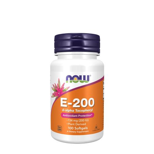 Now Foods Vitamin E-200 D-Alpha Tocopheryl (100 Capsule moi)