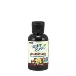   Now Foods BetterStevia Liquid (59 ml, Vanilie cu Scorțișoară)