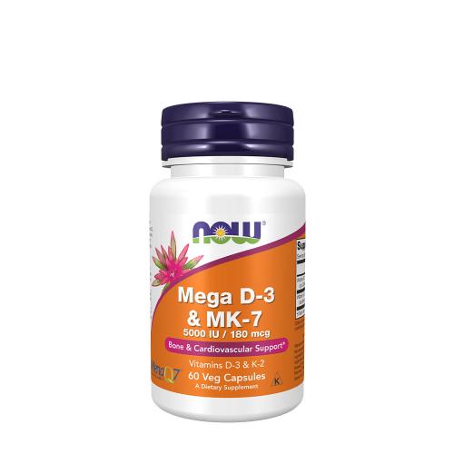 Now Foods Mega D-3 & MK-7  (60 Capsule Vegetale)