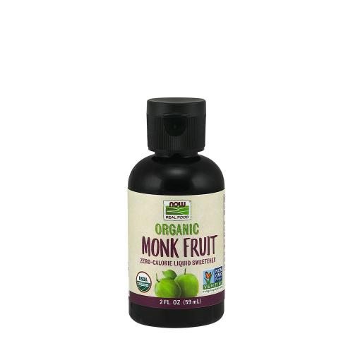 Now Foods Organic Liquid Monk Fruit  (59 ml, Fără adaos de aromă)