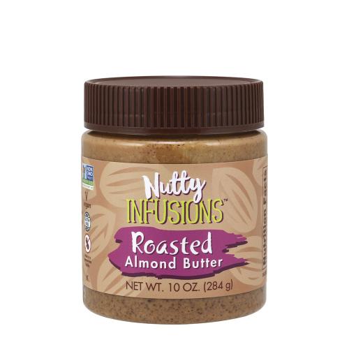 Now Foods Nutty Infusions™ Almond Butter, Roasted (284 g, Unt de Migdale Prăjite)