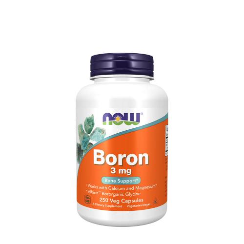 Now Foods Boron 3 mg (250 Capsule Vegetale)