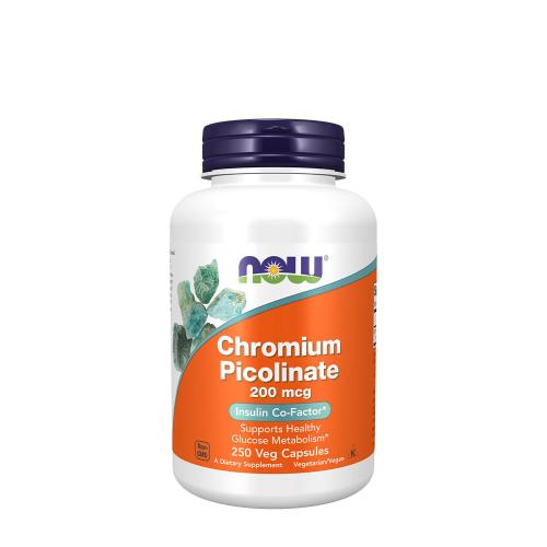 Now Foods Chromium Picolinate 200 mcg (250 Capsule Vegetale)