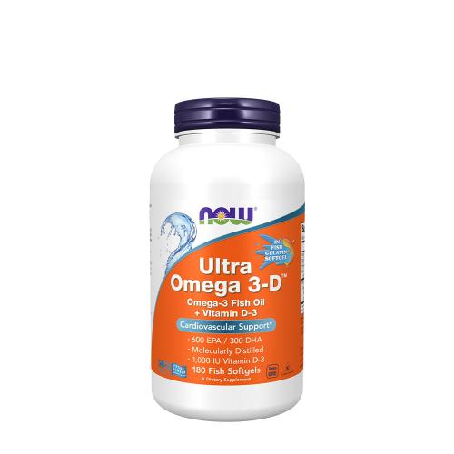 Now Foods Ultra Omega 3-D Softgels (180 Capsule moi)
