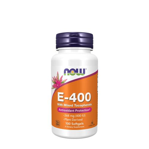 Now Foods Vitamin E-400 With Mixed Tocopherols (100 Capsule moi)