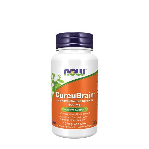 Now Foods CurcuBrain 400 mg (50 Capsule Vegetale)