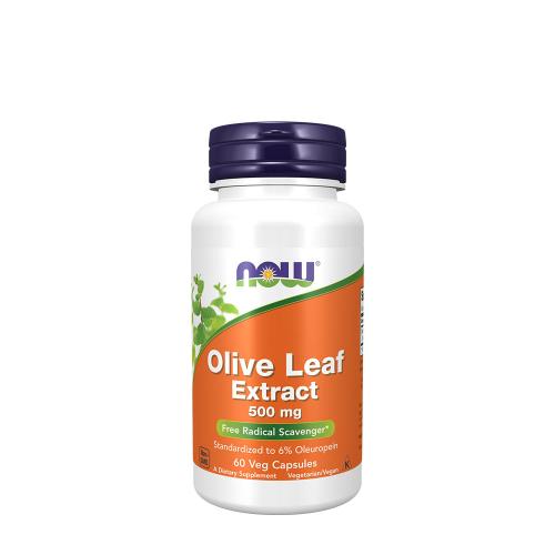 Now Foods Olive Leaf Extract 500 mg (60 Capsule Vegetale)