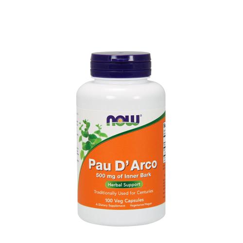 Now Foods Pau D' Arco 500 mg (100 Capsule Vegetale)