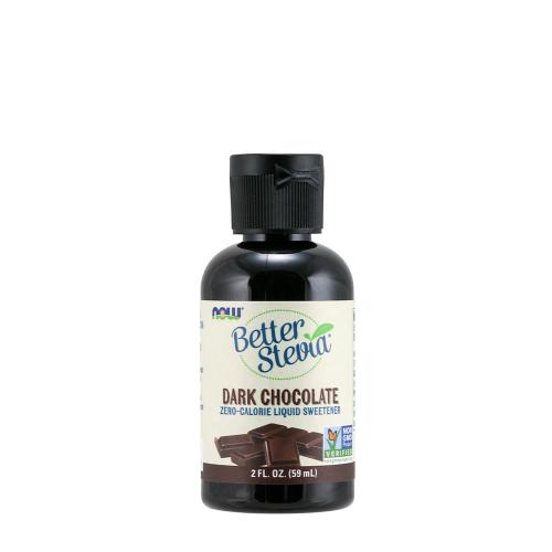 Now Foods BetterStevia Liquid (59 ml, Ciocolată Neagră)