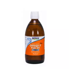 Now Foods Omega-3 Fish Oil Liquid (500 ml, Lămâie)